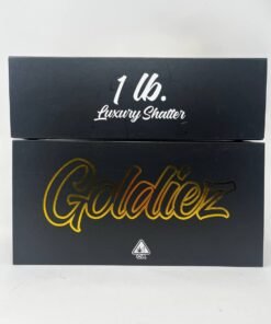 Goldier luxury Shatter is a cannabis extract that is solid and translucent in appearance