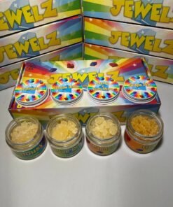 Jewelz connoisseur grade THCA diamonds extracts 1oz baller jars in a qp box for sale Jewelz diamonds are a form of cannabis concentrate that you can smoke or vape. Just like it’s name suggests