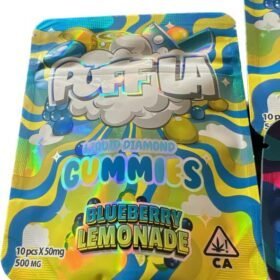 Puff la blueberry lemonade gummies