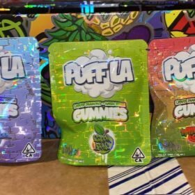 Puff La's liquid diamonds and hash rosin gummies for sale online